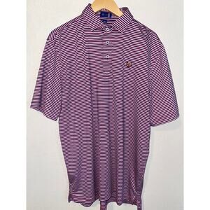 STITCH Golf Performance Men’s Striped Polo SZ M/L